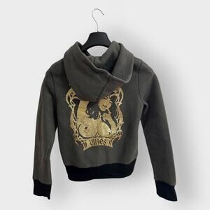 STEAL! 2000s Hysteric Glamour Nude Girl Tribes Zip Hoodie